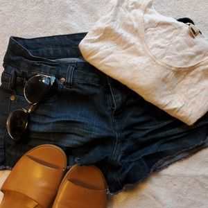 NWT J. Crew peach floral shirt